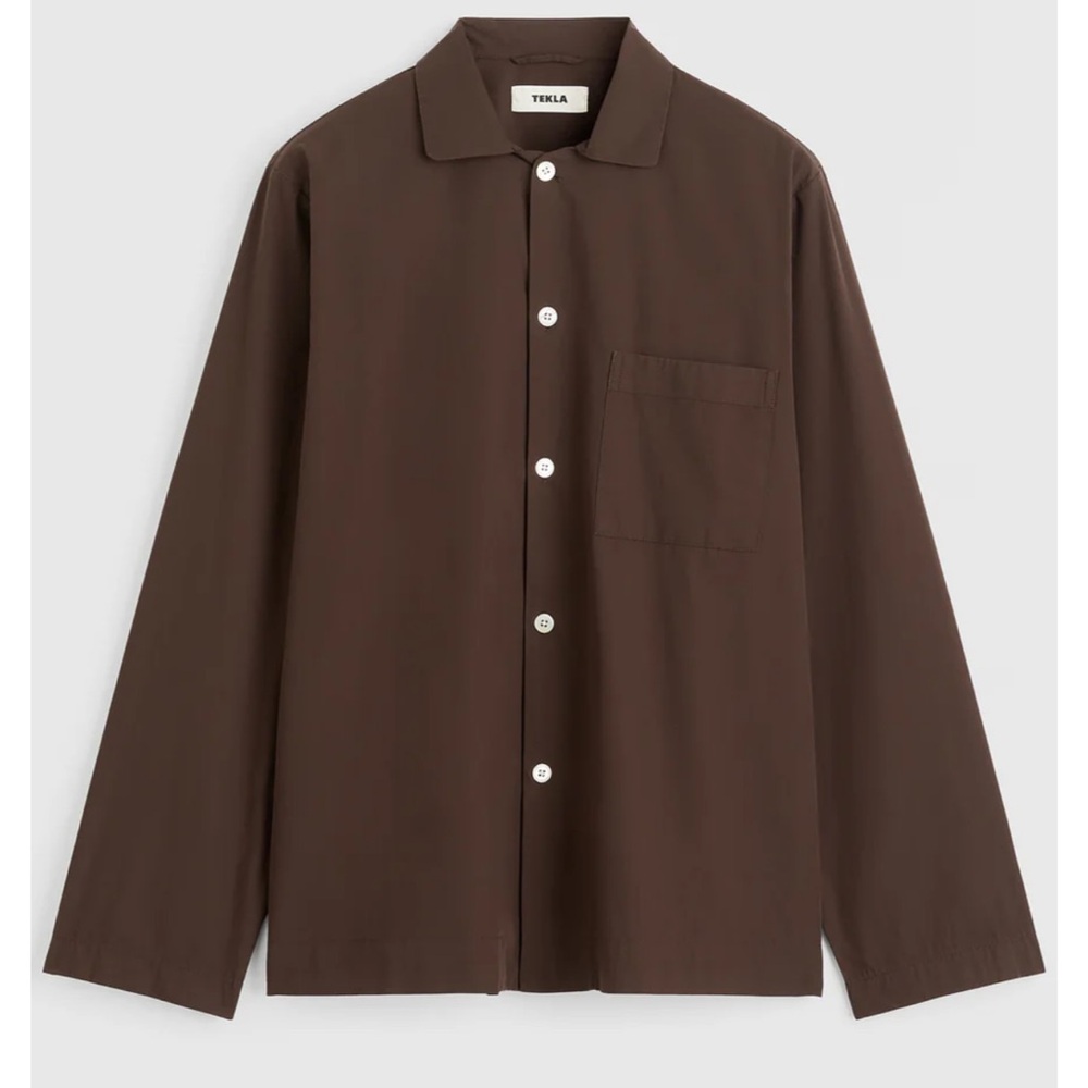 TEKLA Poplin Pyjama Shirt